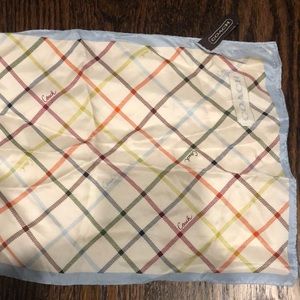 Coach silk scarf